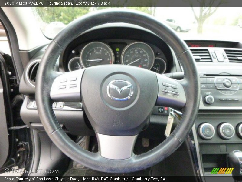 Ebony Black / Black 2010 Mazda MAZDA6 i Touring Sedan