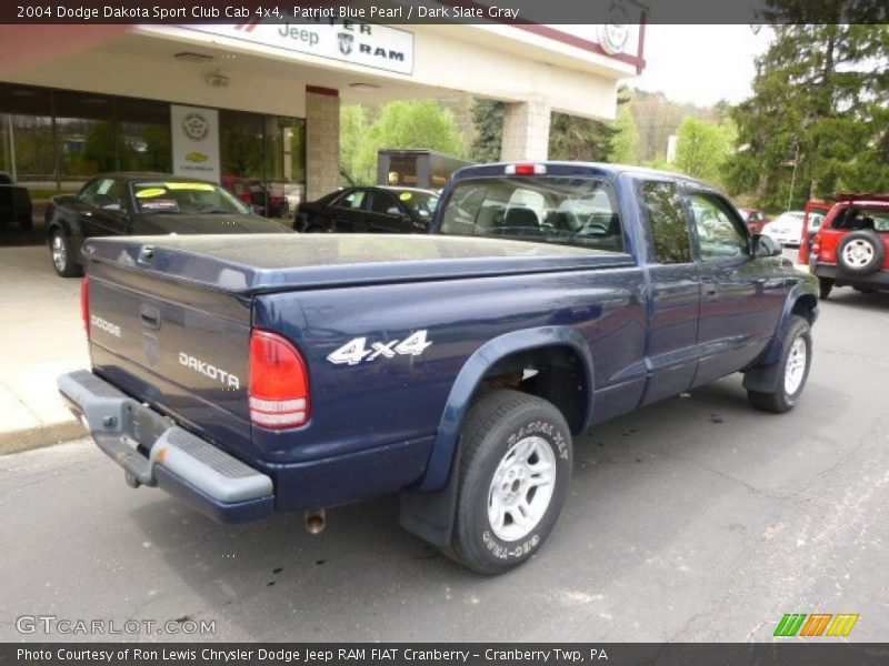 Patriot Blue Pearl / Dark Slate Gray 2004 Dodge Dakota Sport Club Cab 4x4