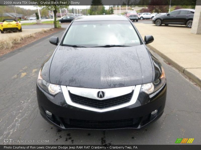 Crystal Black Pearl / Ebony 2009 Acura TSX Sedan