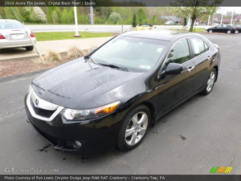 Crystal Black Pearl / Ebony 2009 Acura TSX Sedan