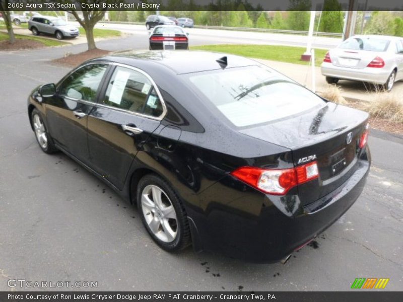Crystal Black Pearl / Ebony 2009 Acura TSX Sedan