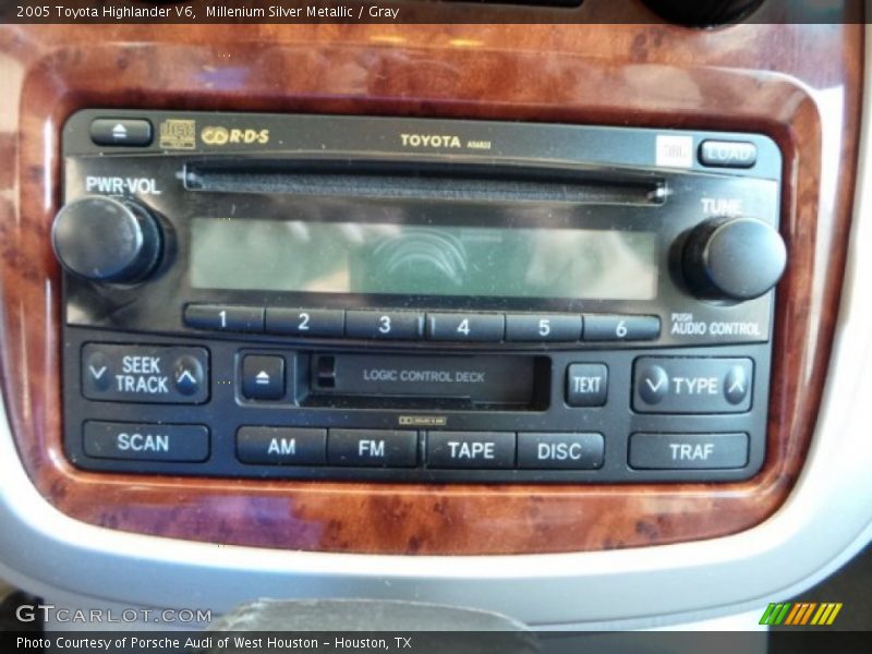 Millenium Silver Metallic / Gray 2005 Toyota Highlander V6