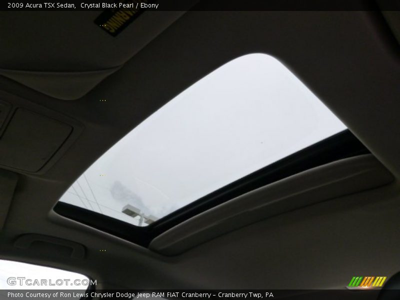 Crystal Black Pearl / Ebony 2009 Acura TSX Sedan