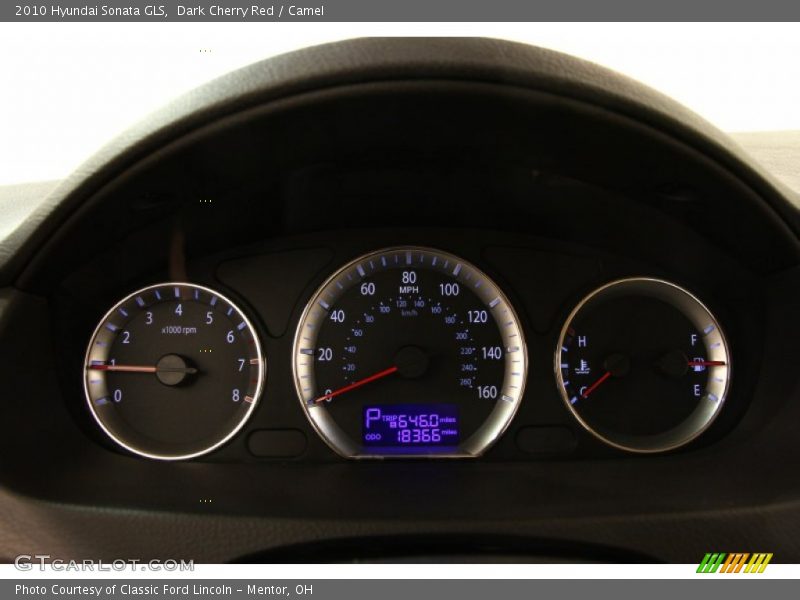 Dark Cherry Red / Camel 2010 Hyundai Sonata GLS