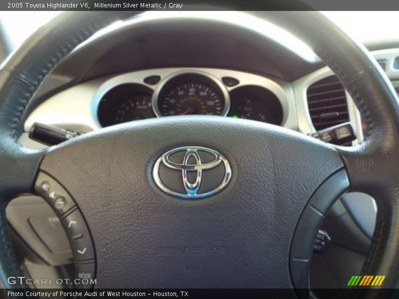 Millenium Silver Metallic / Gray 2005 Toyota Highlander V6