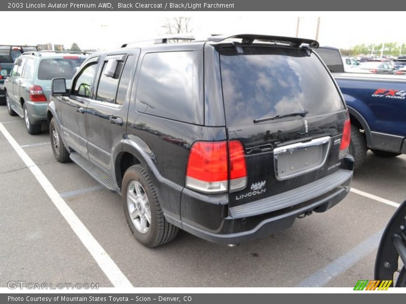 Black Clearcoat / Black/Light Parchment 2003 Lincoln Aviator Premium AWD