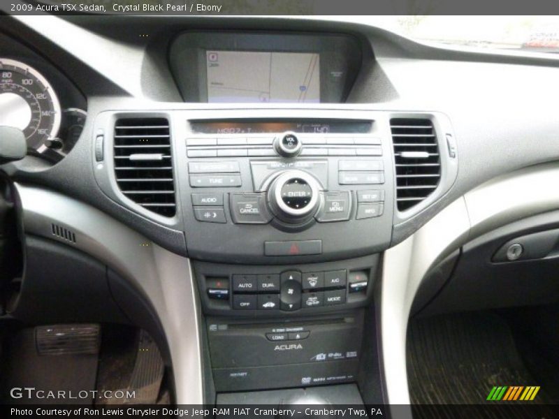 Crystal Black Pearl / Ebony 2009 Acura TSX Sedan