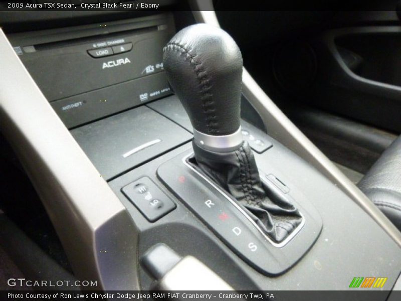 Crystal Black Pearl / Ebony 2009 Acura TSX Sedan