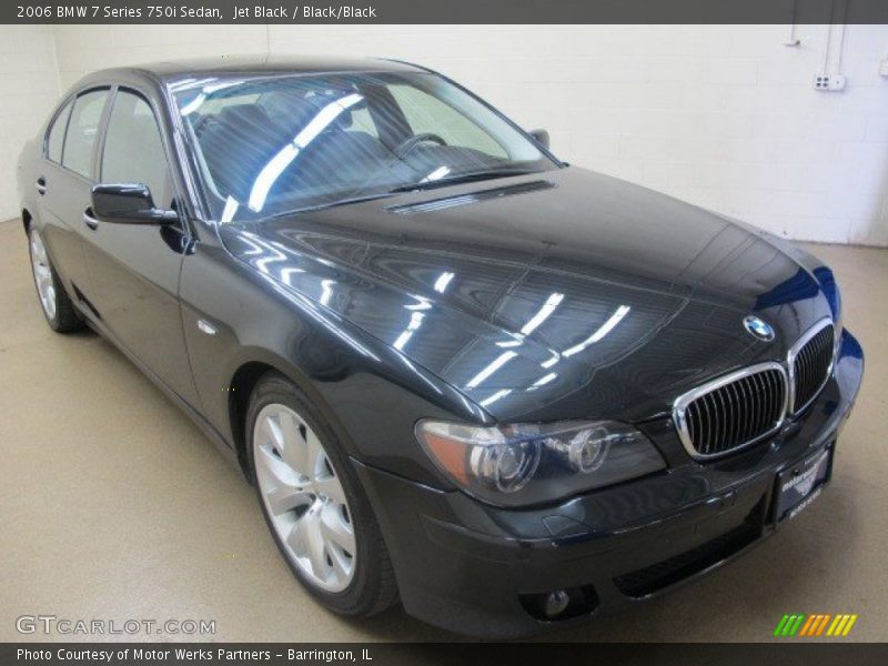 Jet Black / Black/Black 2006 BMW 7 Series 750i Sedan