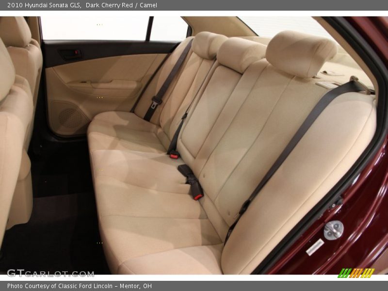 Dark Cherry Red / Camel 2010 Hyundai Sonata GLS