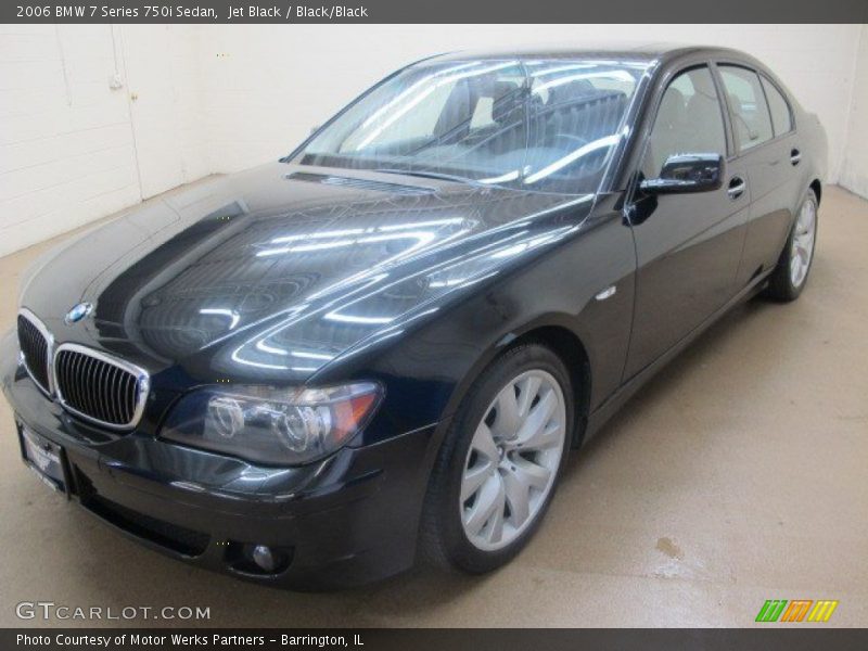 Jet Black / Black/Black 2006 BMW 7 Series 750i Sedan