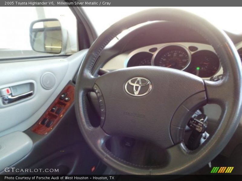 Millenium Silver Metallic / Gray 2005 Toyota Highlander V6