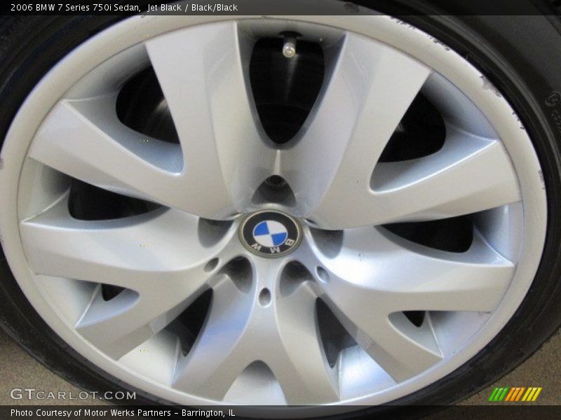 Jet Black / Black/Black 2006 BMW 7 Series 750i Sedan