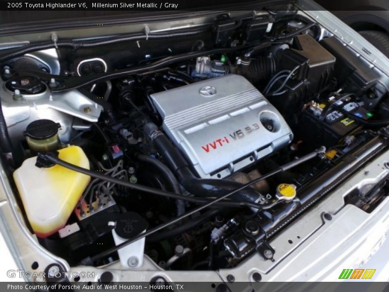 Millenium Silver Metallic / Gray 2005 Toyota Highlander V6