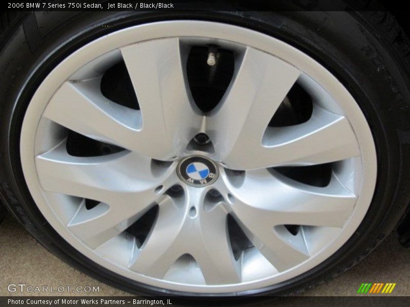 Jet Black / Black/Black 2006 BMW 7 Series 750i Sedan