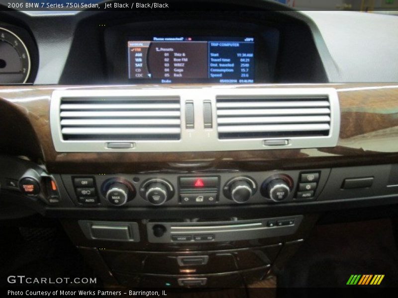 Jet Black / Black/Black 2006 BMW 7 Series 750i Sedan