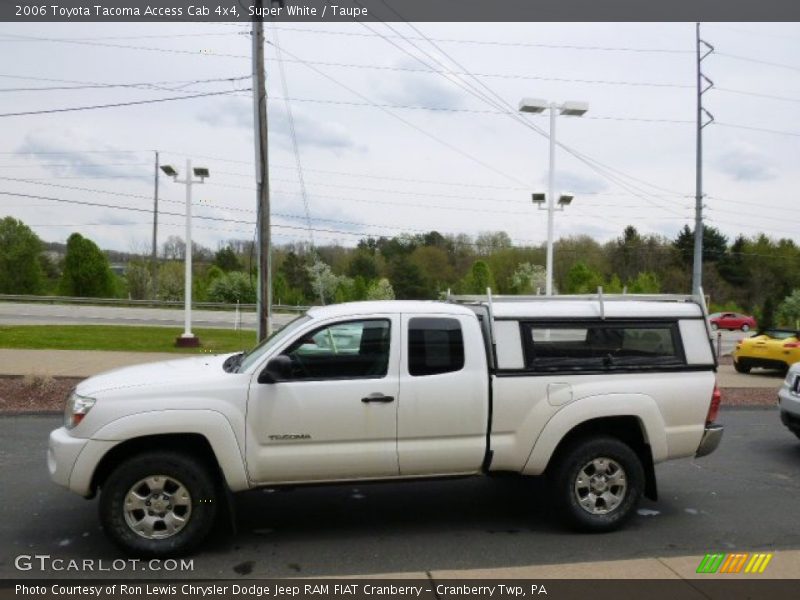 Super White / Taupe 2006 Toyota Tacoma Access Cab 4x4