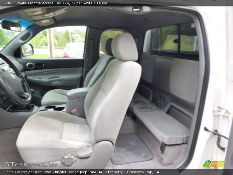Super White / Taupe 2006 Toyota Tacoma Access Cab 4x4