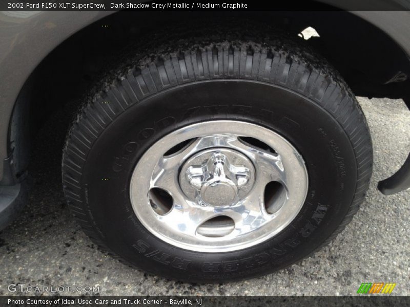 Dark Shadow Grey Metallic / Medium Graphite 2002 Ford F150 XLT SuperCrew
