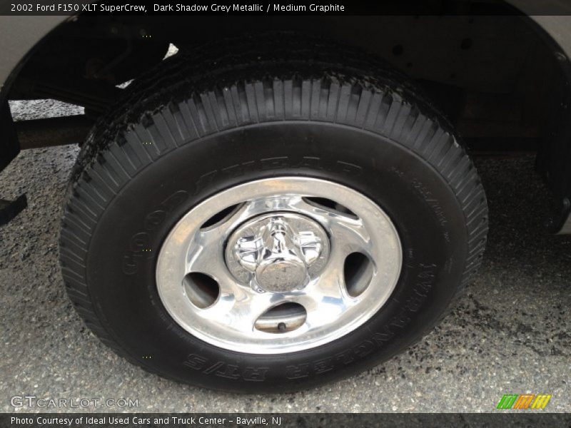 Dark Shadow Grey Metallic / Medium Graphite 2002 Ford F150 XLT SuperCrew