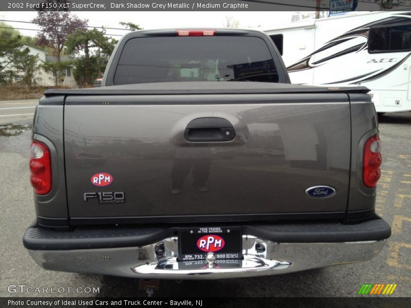 Dark Shadow Grey Metallic / Medium Graphite 2002 Ford F150 XLT SuperCrew