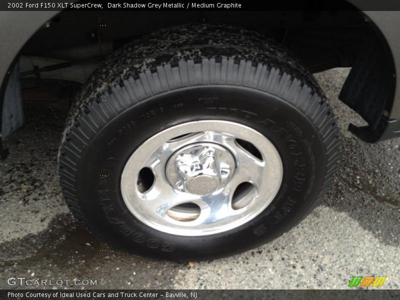 Dark Shadow Grey Metallic / Medium Graphite 2002 Ford F150 XLT SuperCrew