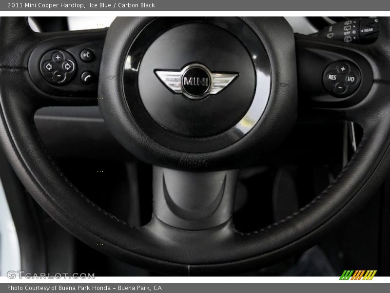 Ice Blue / Carbon Black 2011 Mini Cooper Hardtop