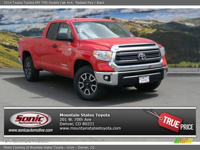 Radiant Red / Black 2014 Toyota Tundra SR5 TRD Double Cab 4x4