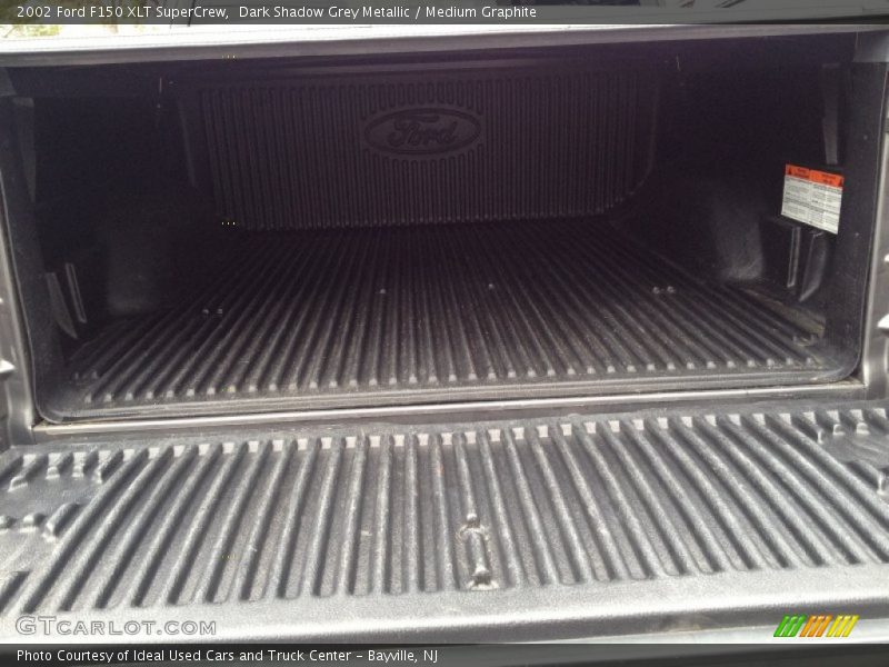 Dark Shadow Grey Metallic / Medium Graphite 2002 Ford F150 XLT SuperCrew