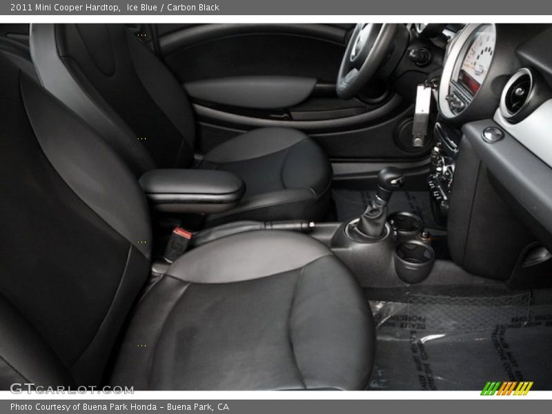 Ice Blue / Carbon Black 2011 Mini Cooper Hardtop