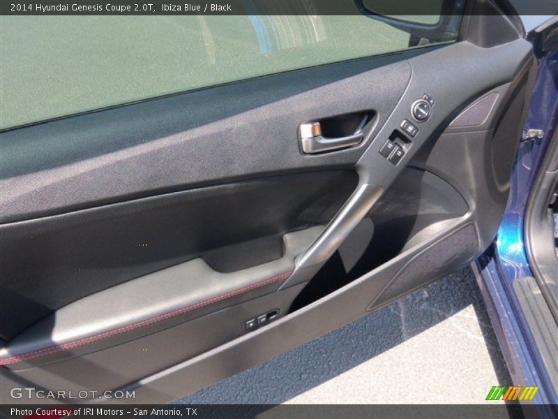 Ibiza Blue / Black 2014 Hyundai Genesis Coupe 2.0T