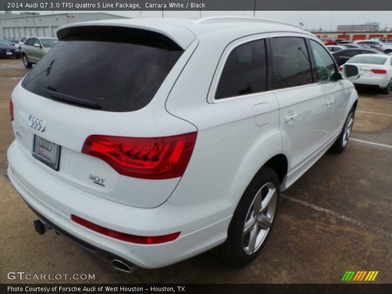 Carrara White / Black 2014 Audi Q7 3.0 TFSI quattro S Line Package