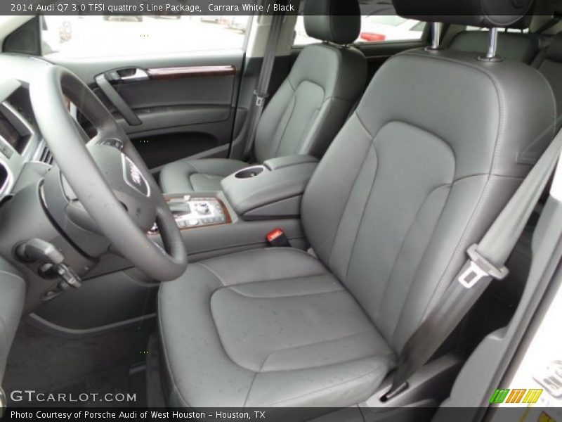 Carrara White / Black 2014 Audi Q7 3.0 TFSI quattro S Line Package