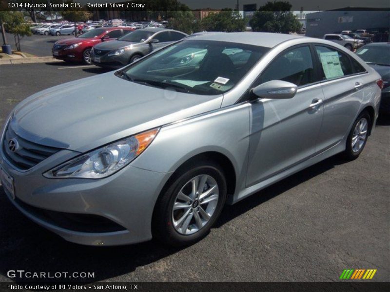 Radiant Silver / Gray 2014 Hyundai Sonata GLS