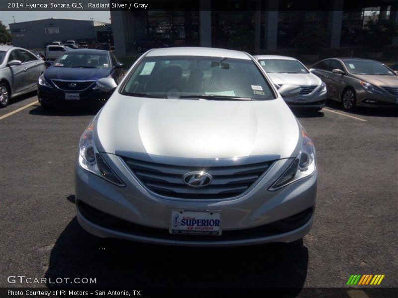 Radiant Silver / Gray 2014 Hyundai Sonata GLS
