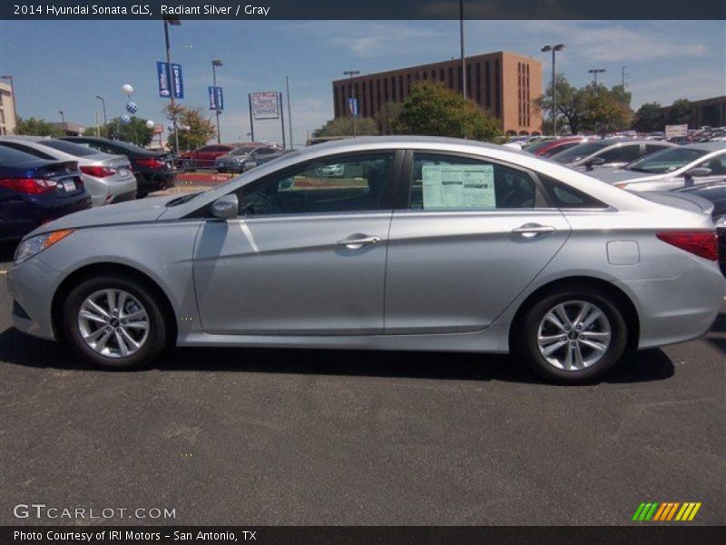 Radiant Silver / Gray 2014 Hyundai Sonata GLS