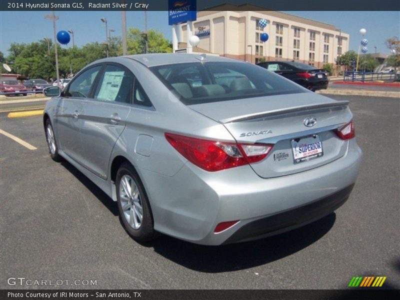 Radiant Silver / Gray 2014 Hyundai Sonata GLS