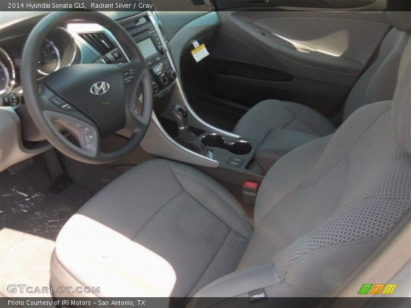 Radiant Silver / Gray 2014 Hyundai Sonata GLS