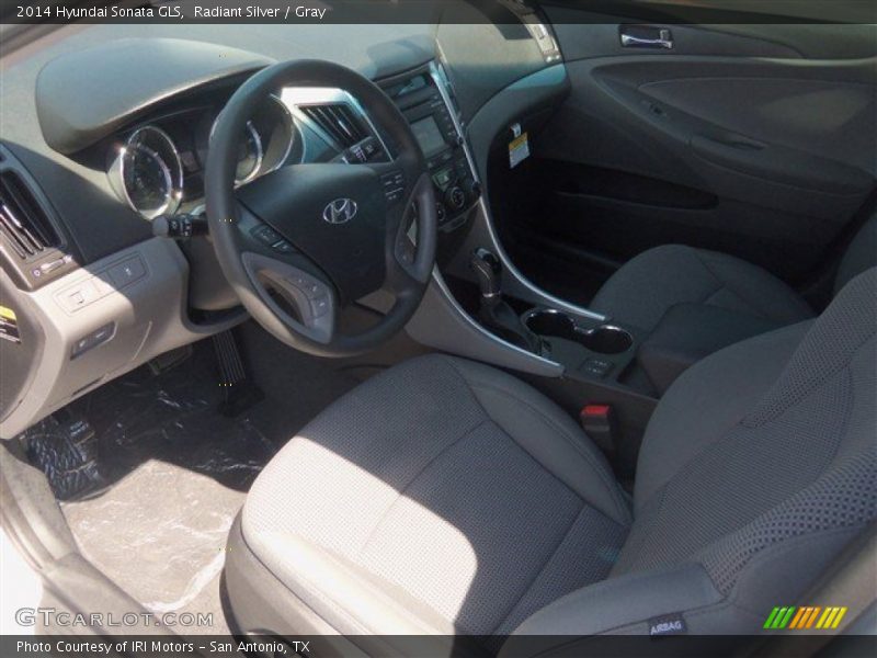 Radiant Silver / Gray 2014 Hyundai Sonata GLS