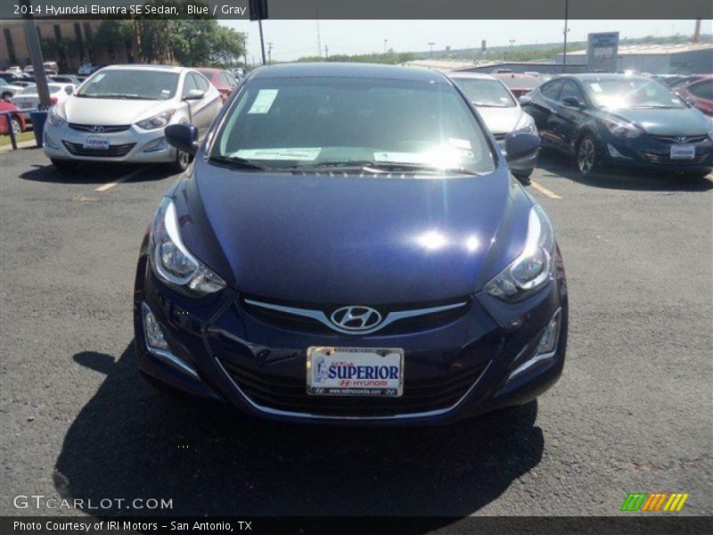 Blue / Gray 2014 Hyundai Elantra SE Sedan