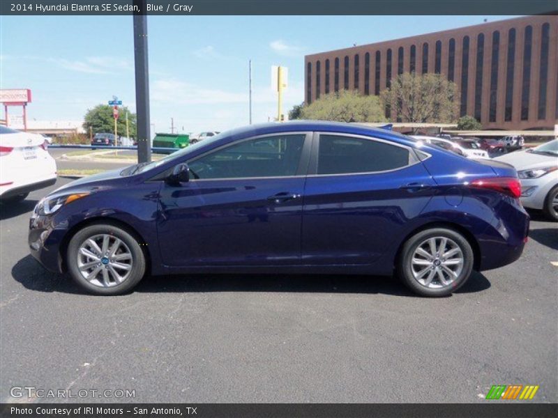 Blue / Gray 2014 Hyundai Elantra SE Sedan