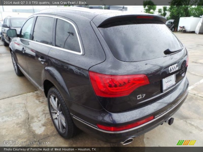 Lava Gray Pearl / Black 2014 Audi Q7 3.0 TFSI quattro