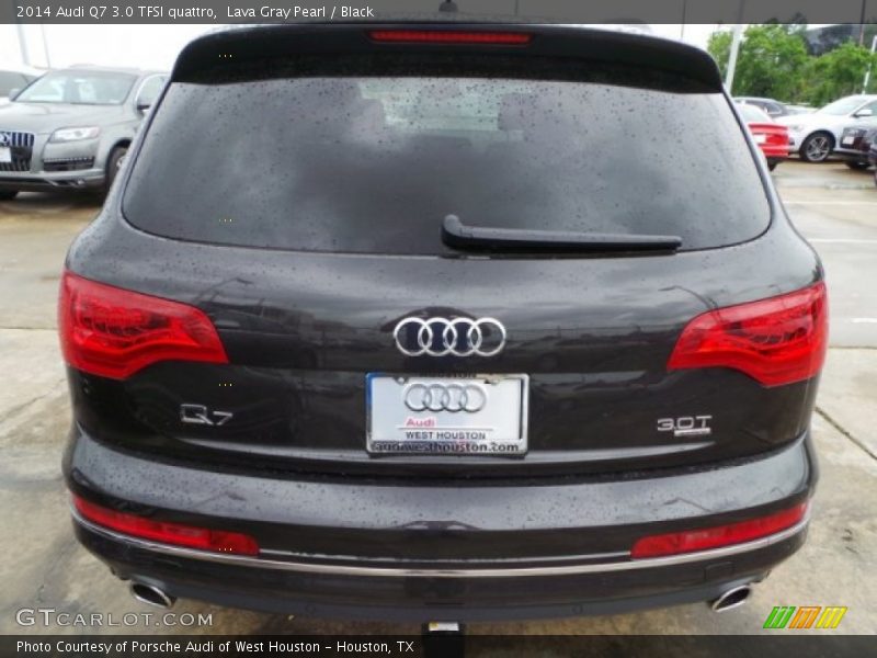 Lava Gray Pearl / Black 2014 Audi Q7 3.0 TFSI quattro