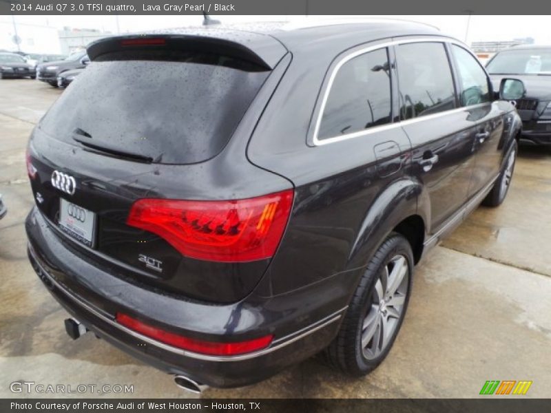 Lava Gray Pearl / Black 2014 Audi Q7 3.0 TFSI quattro