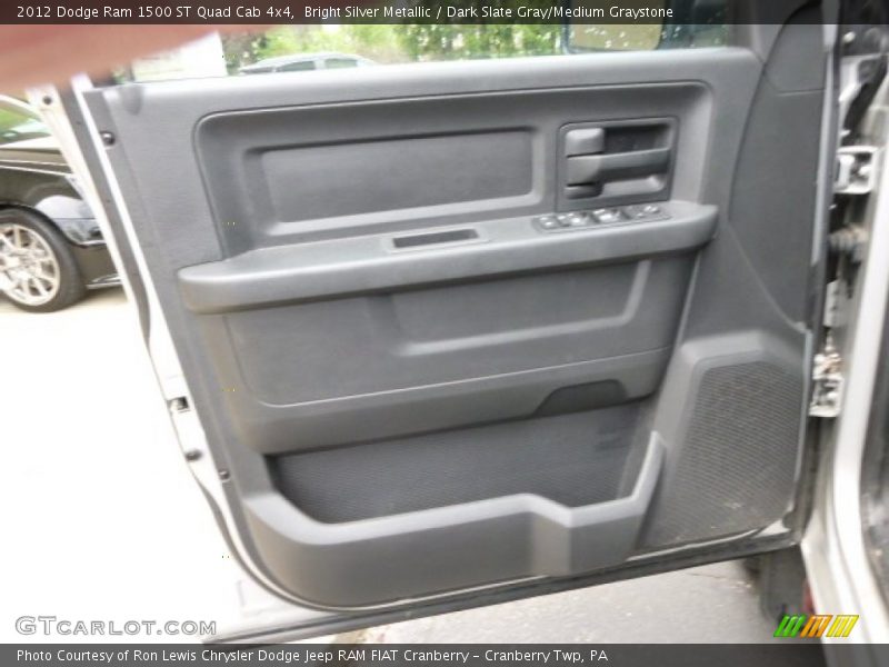 Bright Silver Metallic / Dark Slate Gray/Medium Graystone 2012 Dodge Ram 1500 ST Quad Cab 4x4