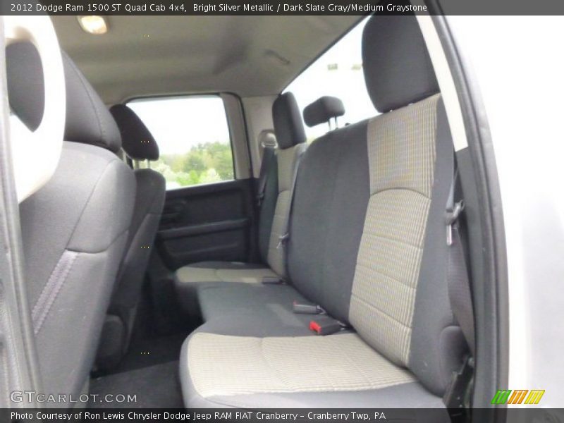 Bright Silver Metallic / Dark Slate Gray/Medium Graystone 2012 Dodge Ram 1500 ST Quad Cab 4x4