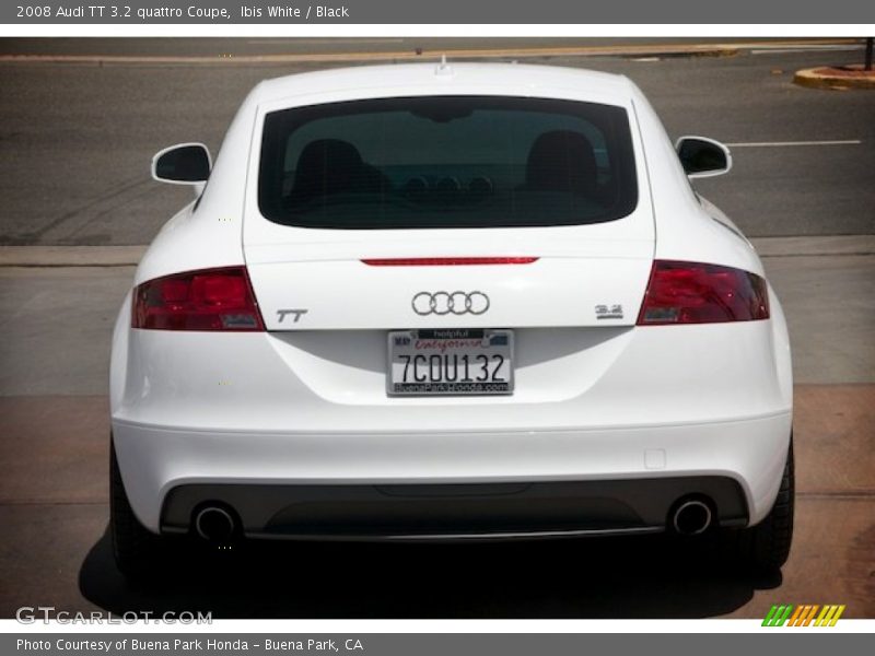Ibis White / Black 2008 Audi TT 3.2 quattro Coupe