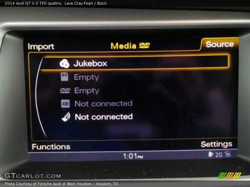Lava Gray Pearl / Black 2014 Audi Q7 3.0 TFSI quattro