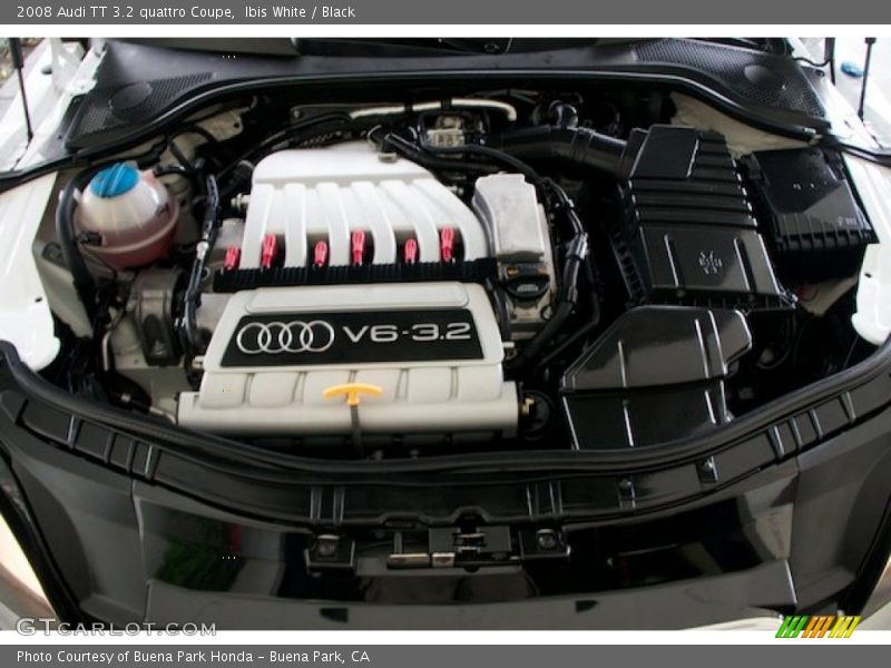 Ibis White / Black 2008 Audi TT 3.2 quattro Coupe