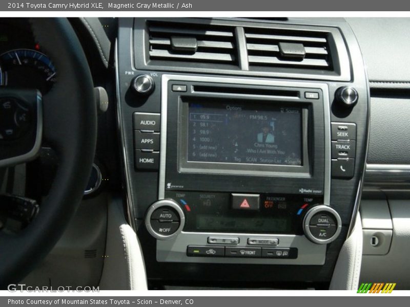 Magnetic Gray Metallic / Ash 2014 Toyota Camry Hybrid XLE